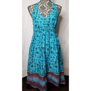 💃🏻3/$25 Size 11 floral halter boutique dress